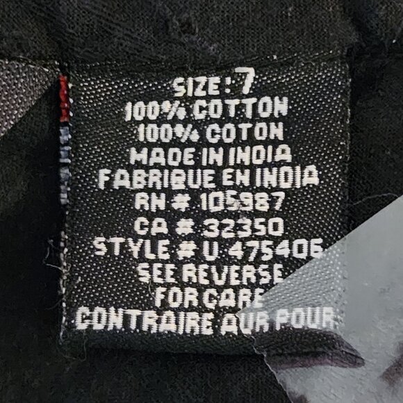 ROXY Black Mini Skirt Size 7 – Boho Beach Vibe | Soft Cotton Hip Tie Wrap Style - Picture 8 of 9